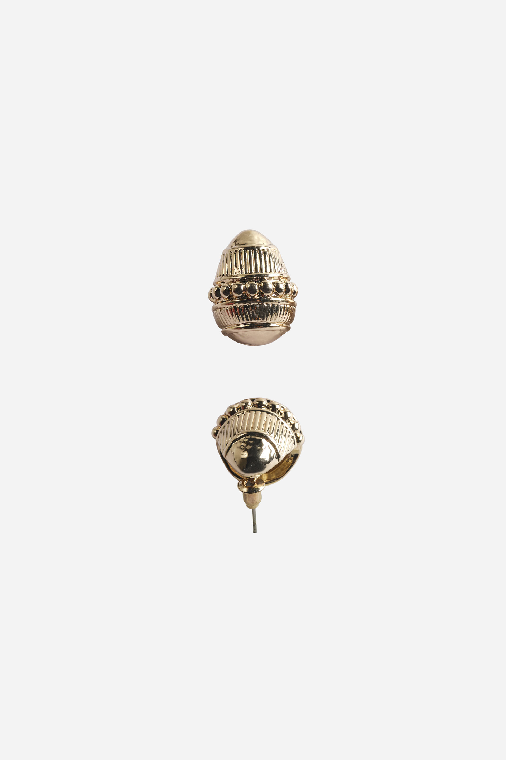 Elegant Gold Studs, , image 2